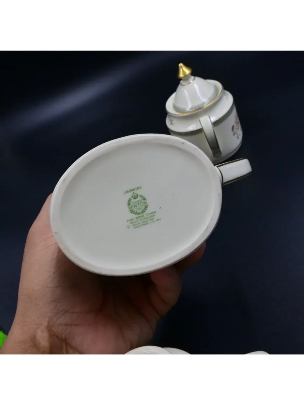 Royal Doulton Minton Jasmine Cream & Sugar Set